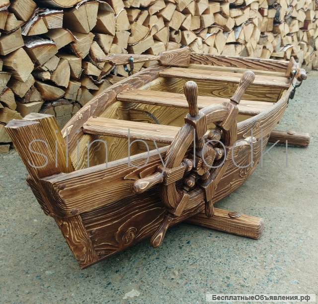 Лодка декоративная детская