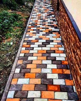 Укладка тротуарной плитки