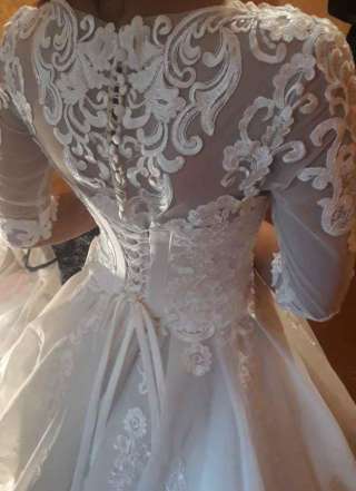 Свадебное платье 44 46 р