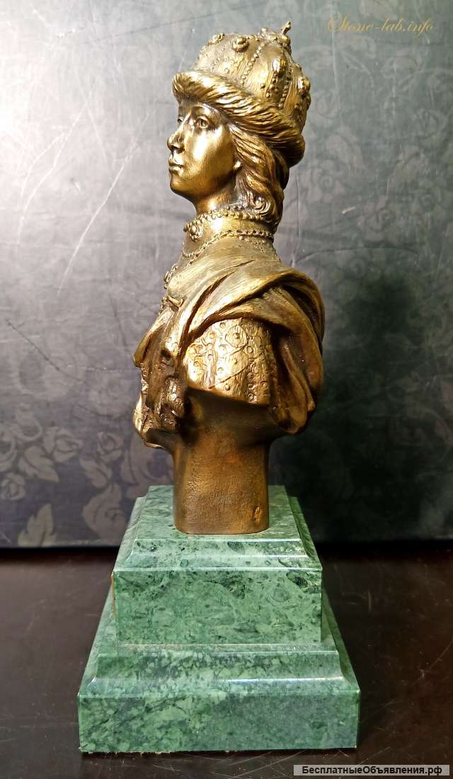 Бюст Царь Михаил Фёдорович на камне