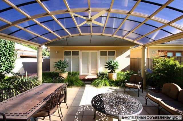 Сотовый поликарбонат, м.кв