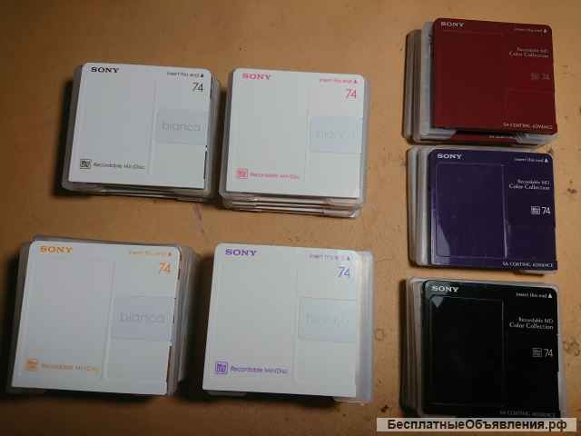 MD диски Sony Bianca - редкие Новые