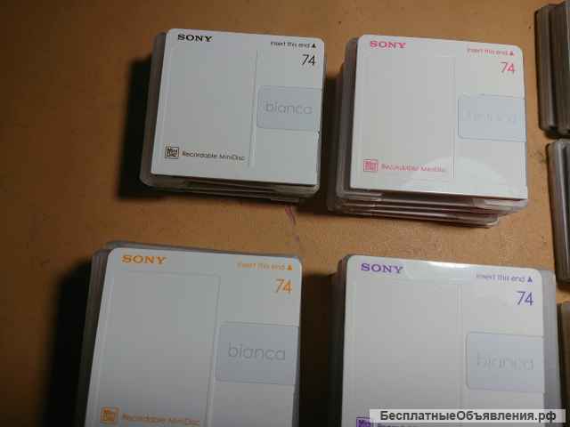 MD диски Sony Bianca - редкие Новые