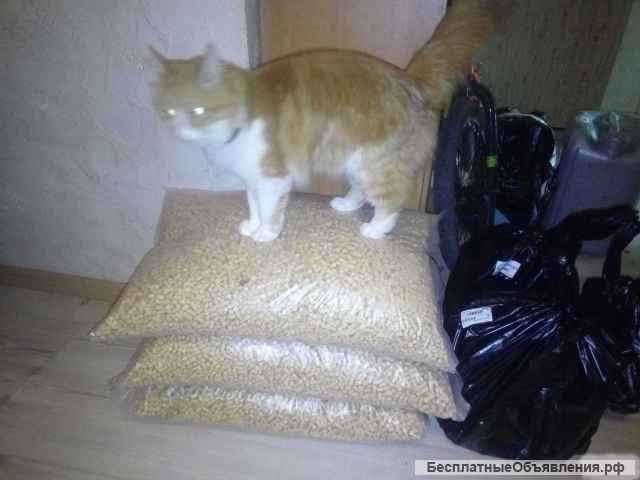 Наполнитель древесный туалета 15кг