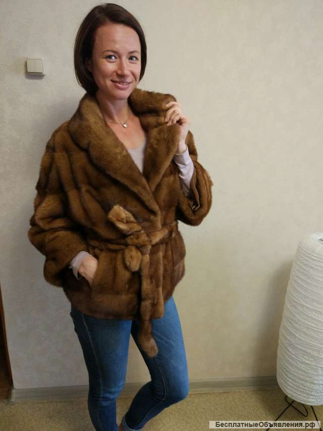 Норковый полушубок