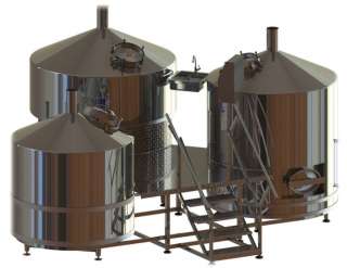 Мини пивоварня, варочный порядок 1000л