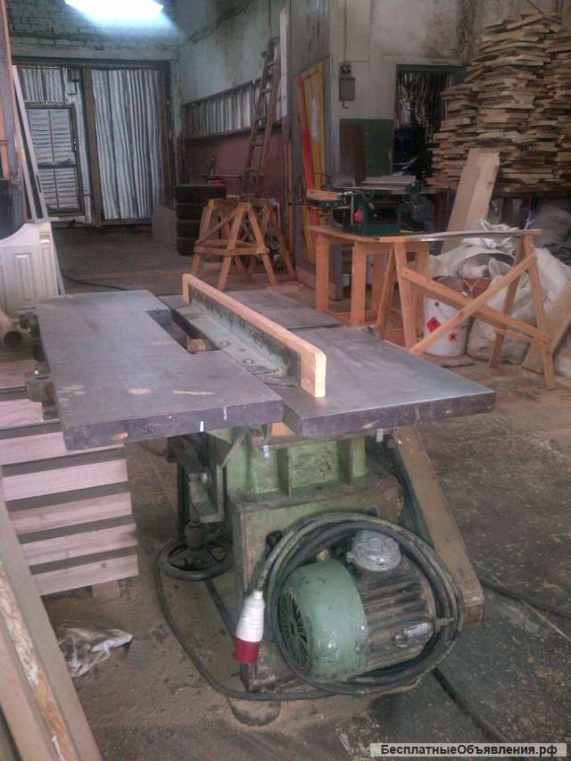 Станок комбинированный (фуганок 400мм + циркулярка)