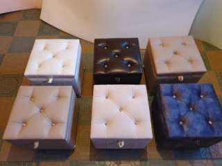 Пуфики с каретной стяжкой