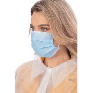 АКЦИЯ Маска медицинская трёхслойная с РУ 5,5р/шт с НДС (1000шт)