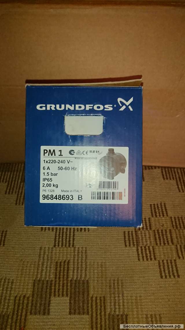 GRUNDFOS регулятор давления РМ 1-15