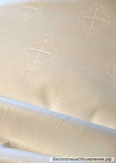 Ткань полульняная для крестильных наборов и священнослужителей