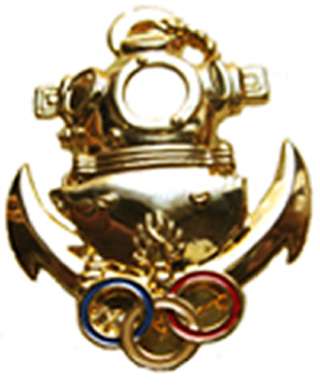 Французский знак водолаза инструктора