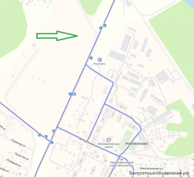 18 соток в дер. Нововолково, рядом водохранилище, лес. Лпх