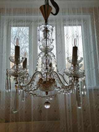 Люстра хрустальная