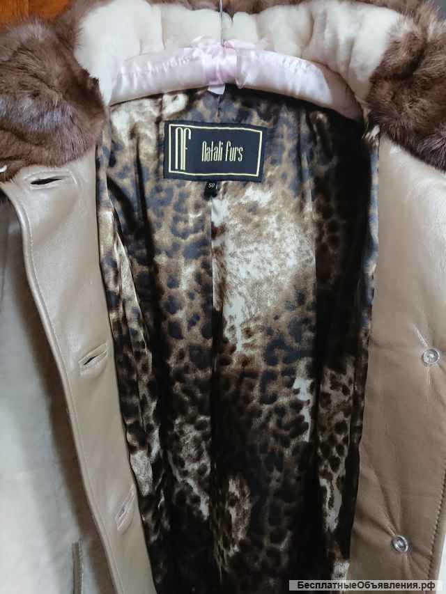 Женское меховое пальто