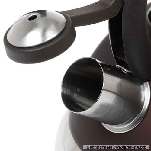 Чайник для плиты Polaris Etna-3L свисток коричневый