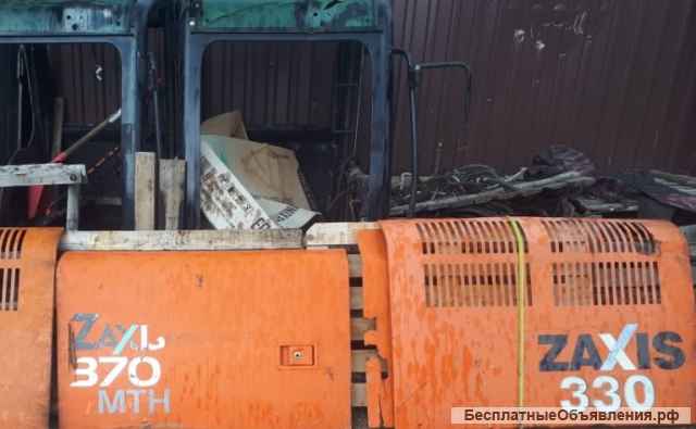 Капот двигателя бу экскаватор Hitachi ZX330 с разборки