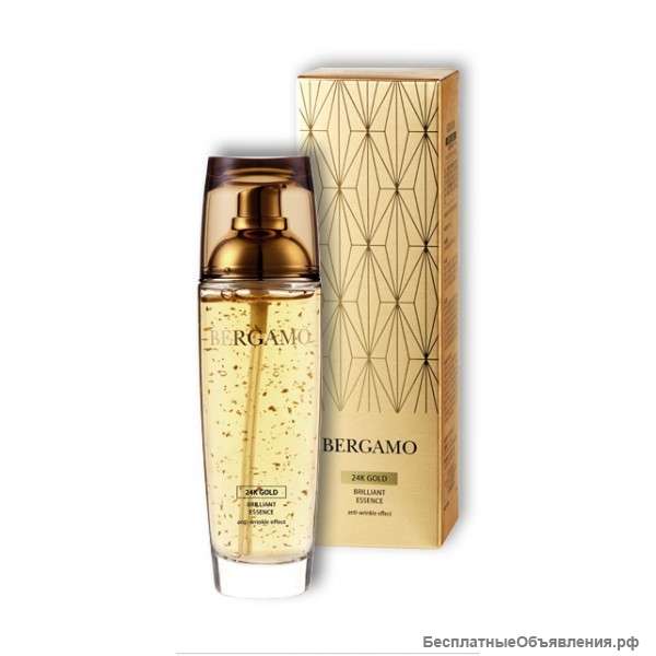 Сыворотка антивозрастная с золотом Bergamo