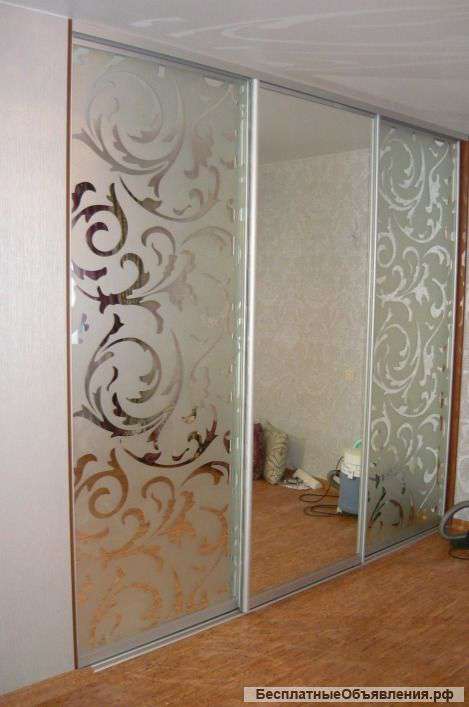 Двери купе зеркало (комбинированный)