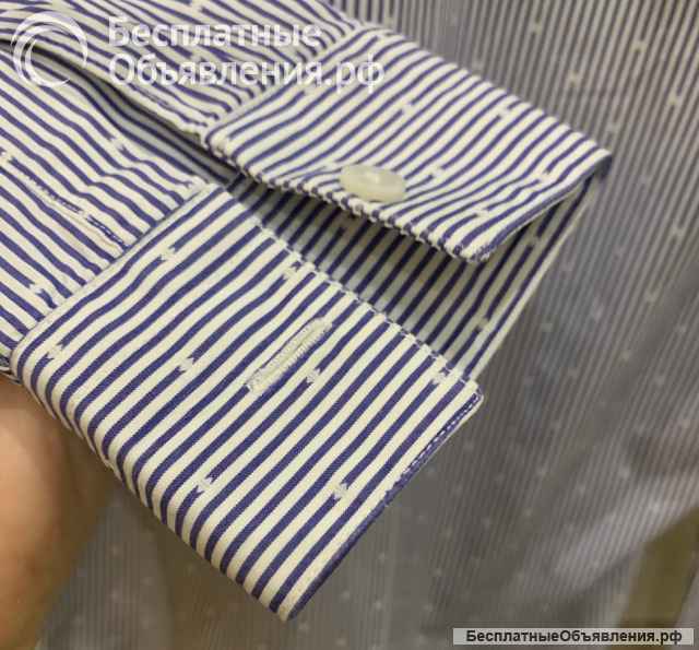 Рубашка в полоску ZARA MAN х/б SLIM FIT
