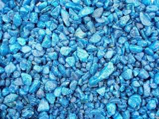 Щебень декоративный (мраморная крошка) голубая (синяя) фр. 10-20 мм (25 кг)