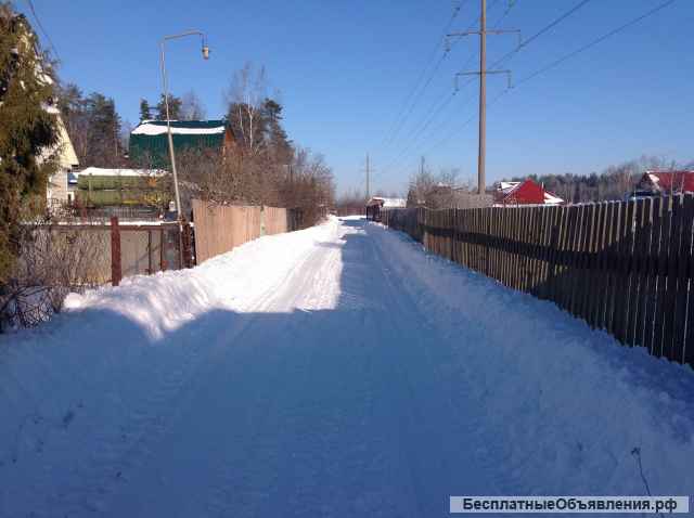 Земельный участок с домиком, 6 соток, СНТ Радуга, г. Черноголовка, 43 км. от МКАД, Щелковское шоссе.