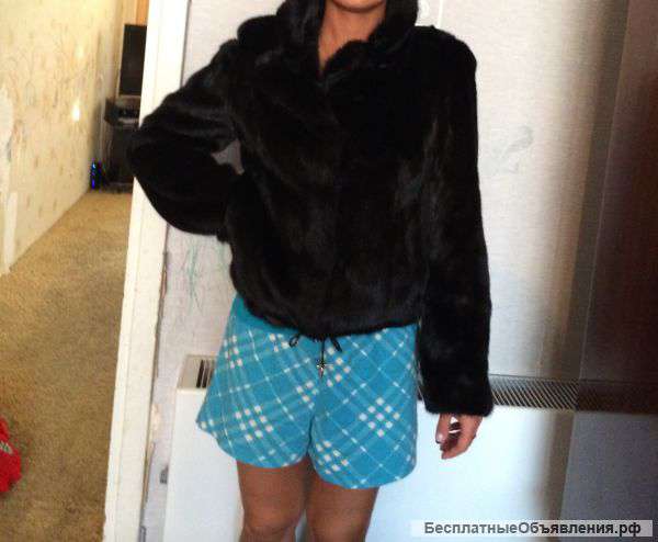Новый норковый полушубок