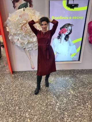 Платье Бордо