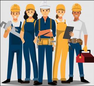Рабочие строительных профессий