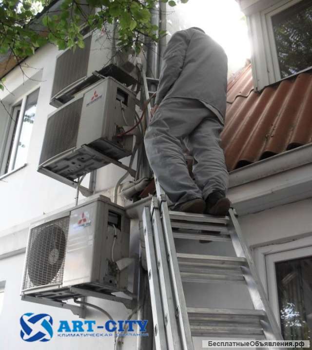 Монтаж кондиционера