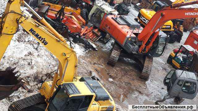 JCB JS330 бу двигатель ковш насос рукоять цилиндры с разборки