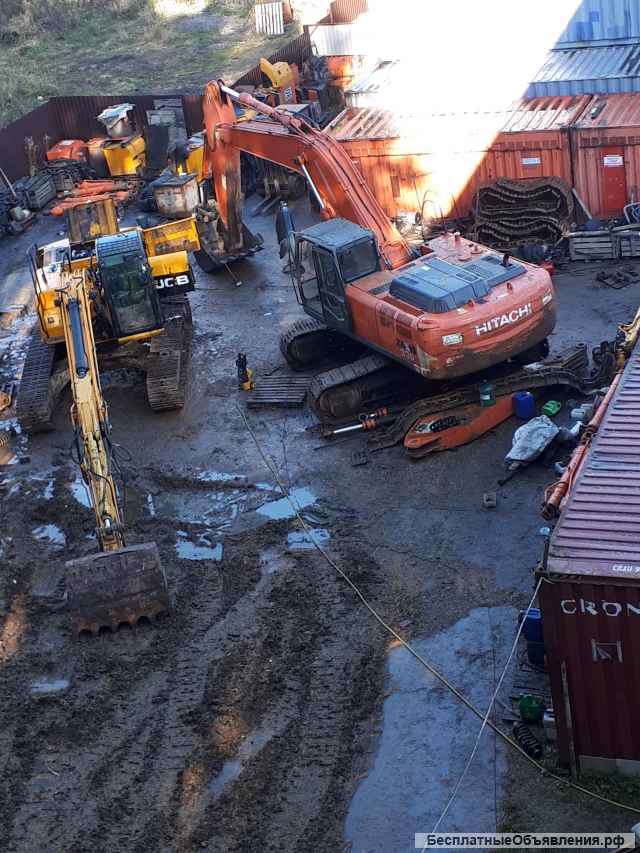 Разборка экскаваторов hitachi Komatsu Jcb