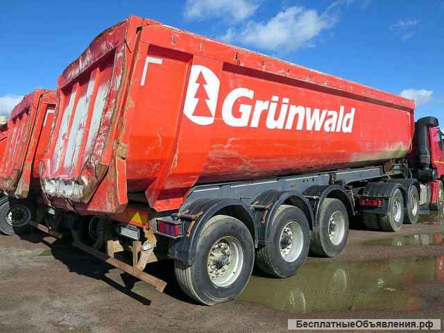 Самосвальный п-прицеп Grunwald 34 м3, 20 шт