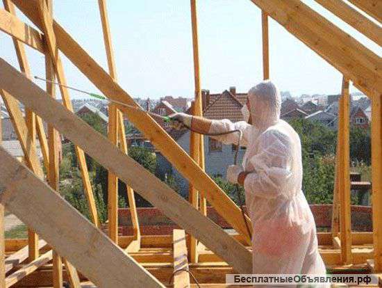 Огнезащитная обработка металла и дерева