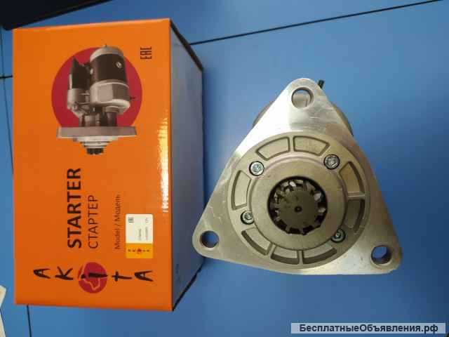 Стартер усиленный 12В 3,2 кВт 11010093 akita