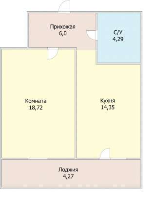 1-комн. квартира на Гидростроителей