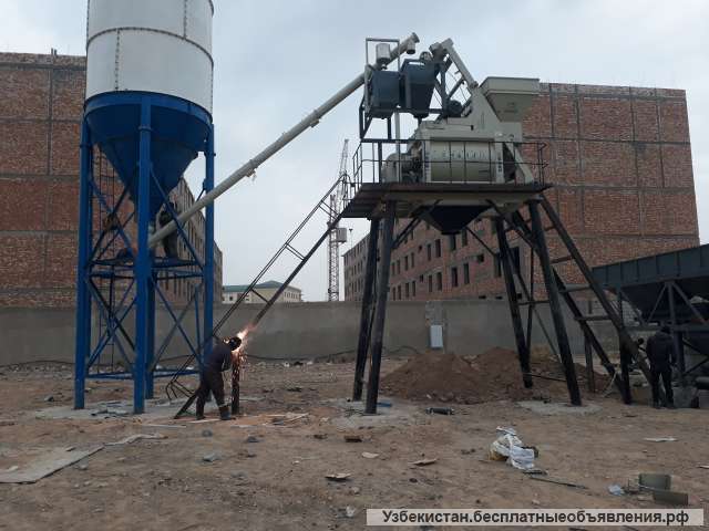 Устанавливаем бетоносмесительный узел повсю Узбекистана