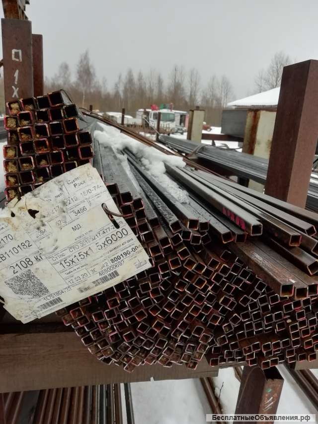 Профильные трубы 15х15х1,5