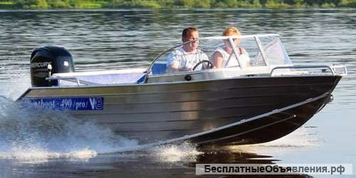 Лодку (катер) Wyatboat-490 Pro под водомет