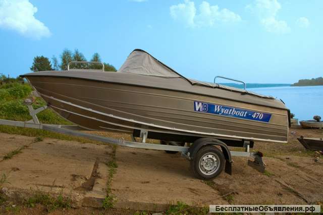 Лодку (катер) Wyatboat-470