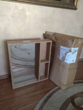 Зеркальный шкаф "экко 60" в ванную