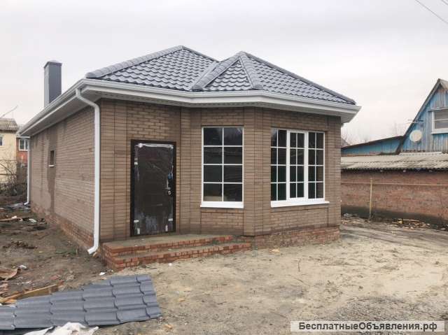 Новый дом 80 кв.м. на 3 сотках в районе Ростовского моря