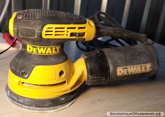 Прокат/аренда Эксцентриковая шлифмашинка DeWALT DWE6423