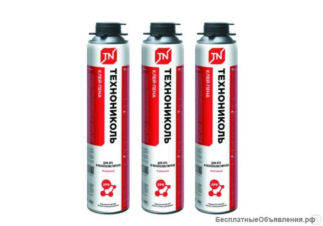 Клей-пена ТЕХНОНИКОЛЬ PROFESSIONAL для пенополистирола