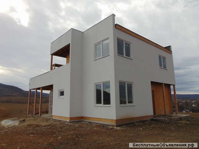Современный дом новой постройки с шикарным видом, 130м2, село Заречное