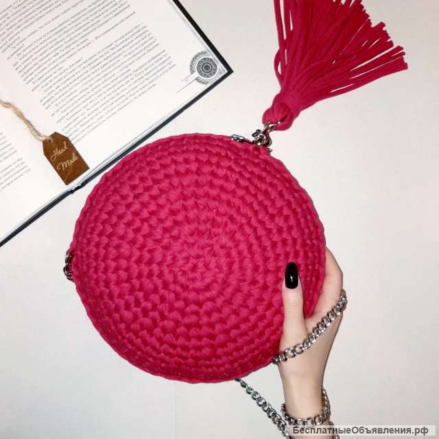 Сумка женская вязаная ручной работы