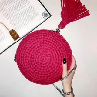 Сумка женская вязаная ручной работы