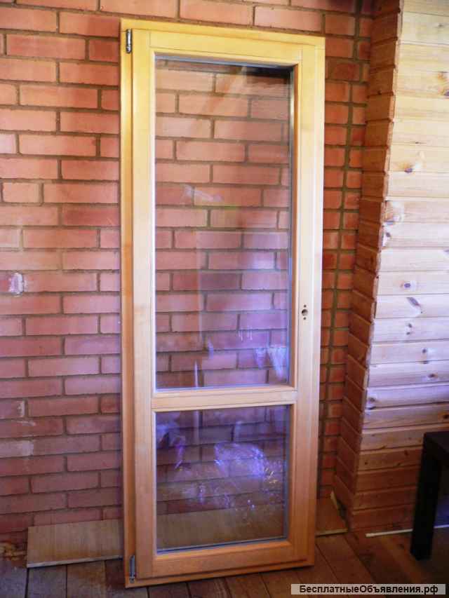 Межкомнатная евродверь из массива сосны (европрофиль)