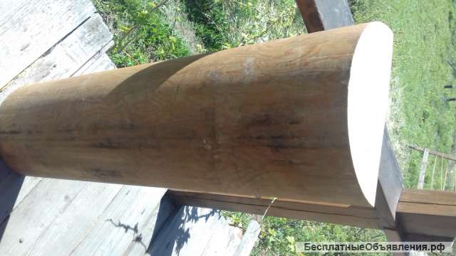 Ступени полукруглые из лиственницы