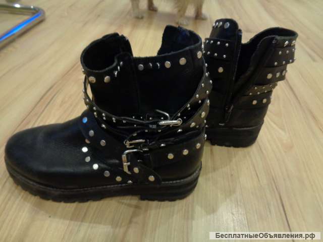 Ботинки кожаные для ДЕВОЧКИ р.35